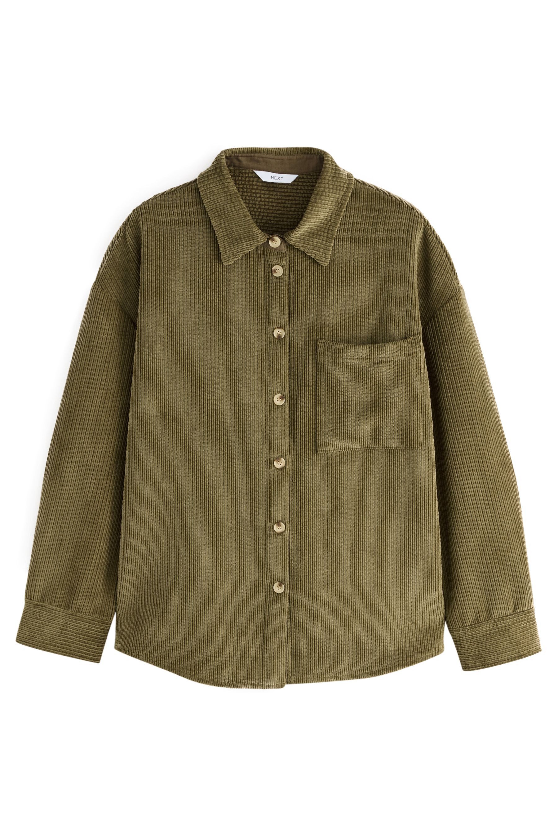 Next Langarmhemd Langärmelige Hemdjacke aus Kord (1-tlg) günstig online kaufen