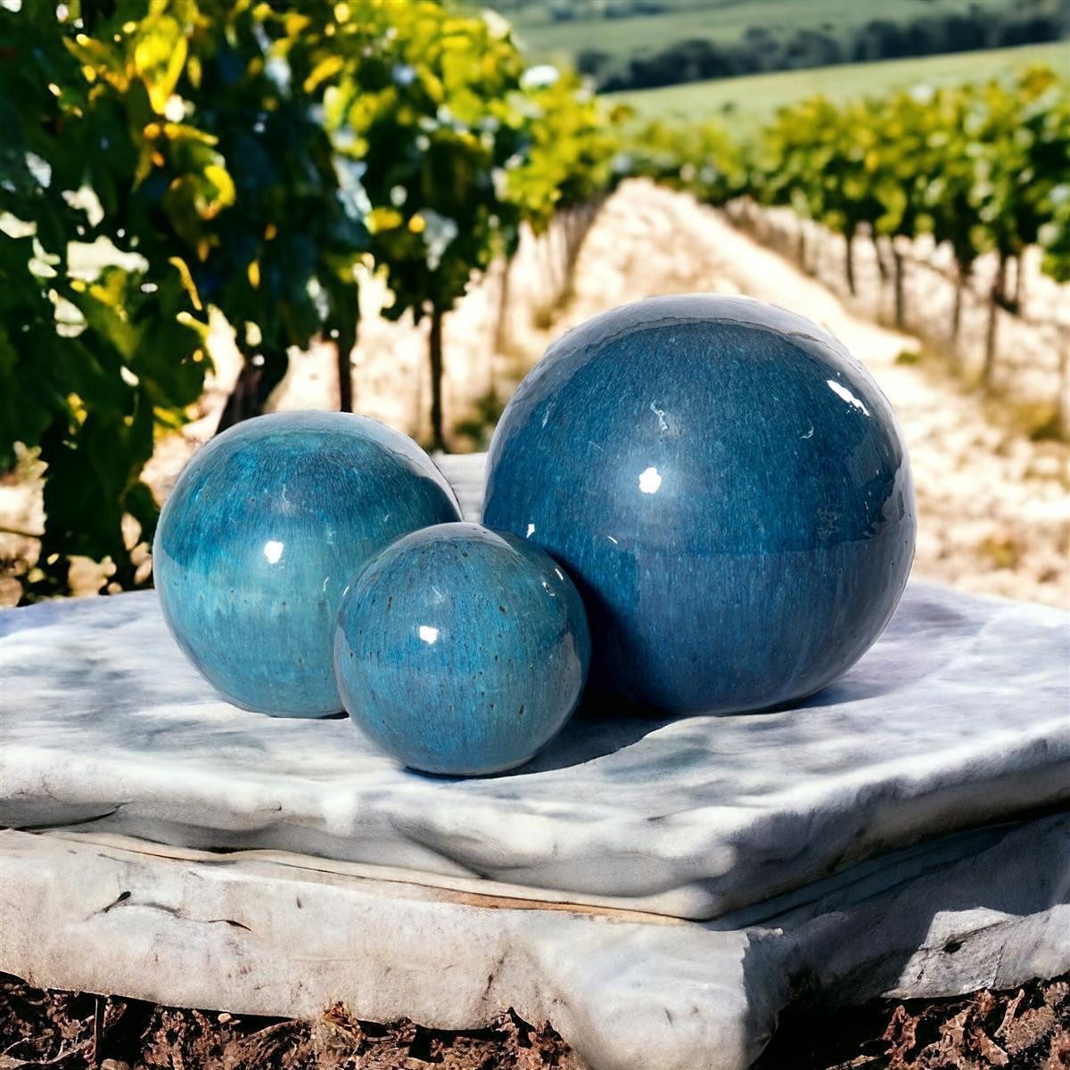 Teramico Dekokugel Gartenkugel Rosenkugel Keramik 28cm günstig online kaufen