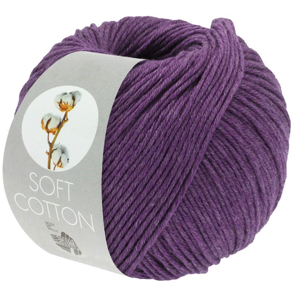 LANA GROSSA Soft Cotton Häkelwolle, 140 m