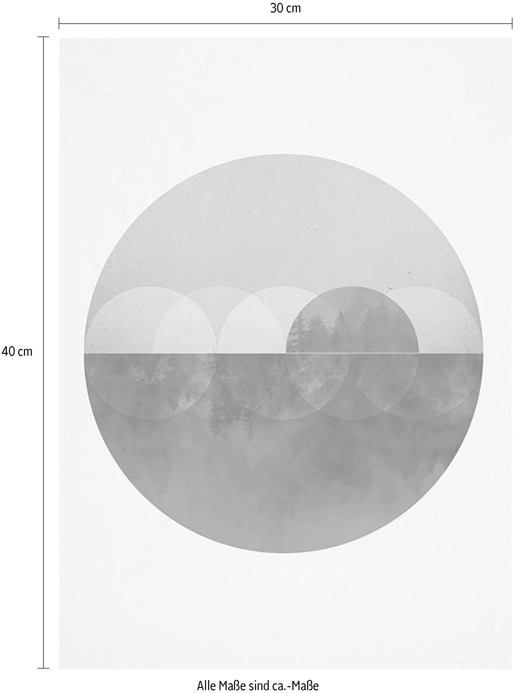 Komar Bild Mirrors, Abstrakt (1 St), Wandbild zur Dekoration - ohne Rahmen. Reduzierter Preis € 12,50. Unverbindliche Preisempfehlung € 14,51