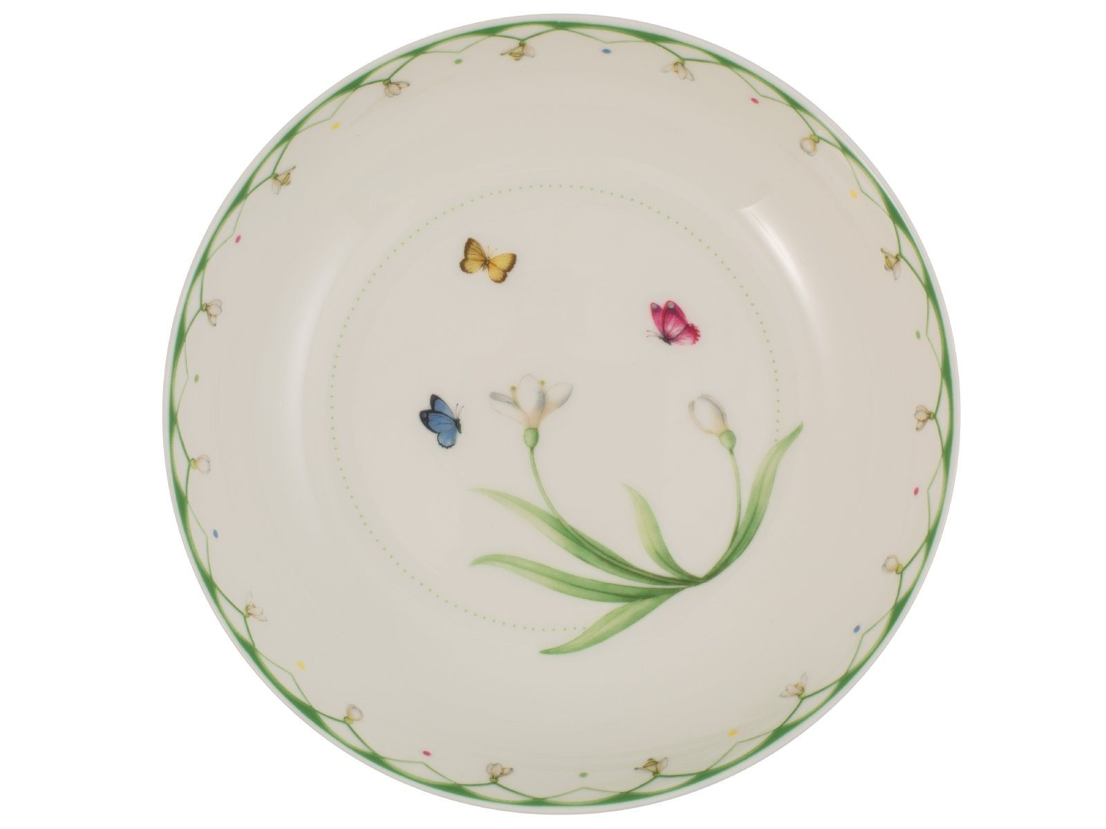 Villeroy & Boch Schale Colourful Spring Salatschale 19 cm, Premium Porcelain, (Salatschalen)