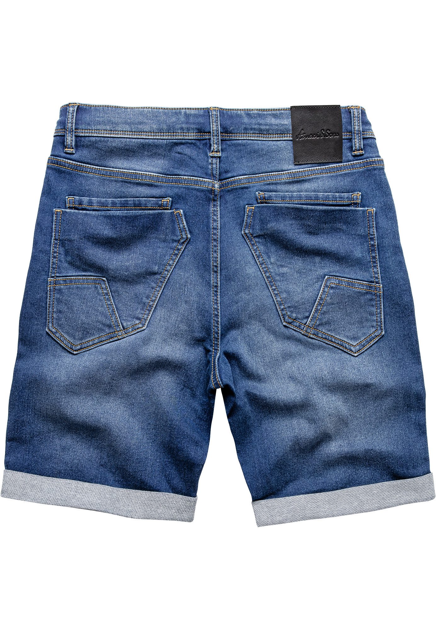 Amaci&Sons Jeansshorts MARKHAM Jeansshorts Herren Bermuda Jeans Short Hose günstig online kaufen