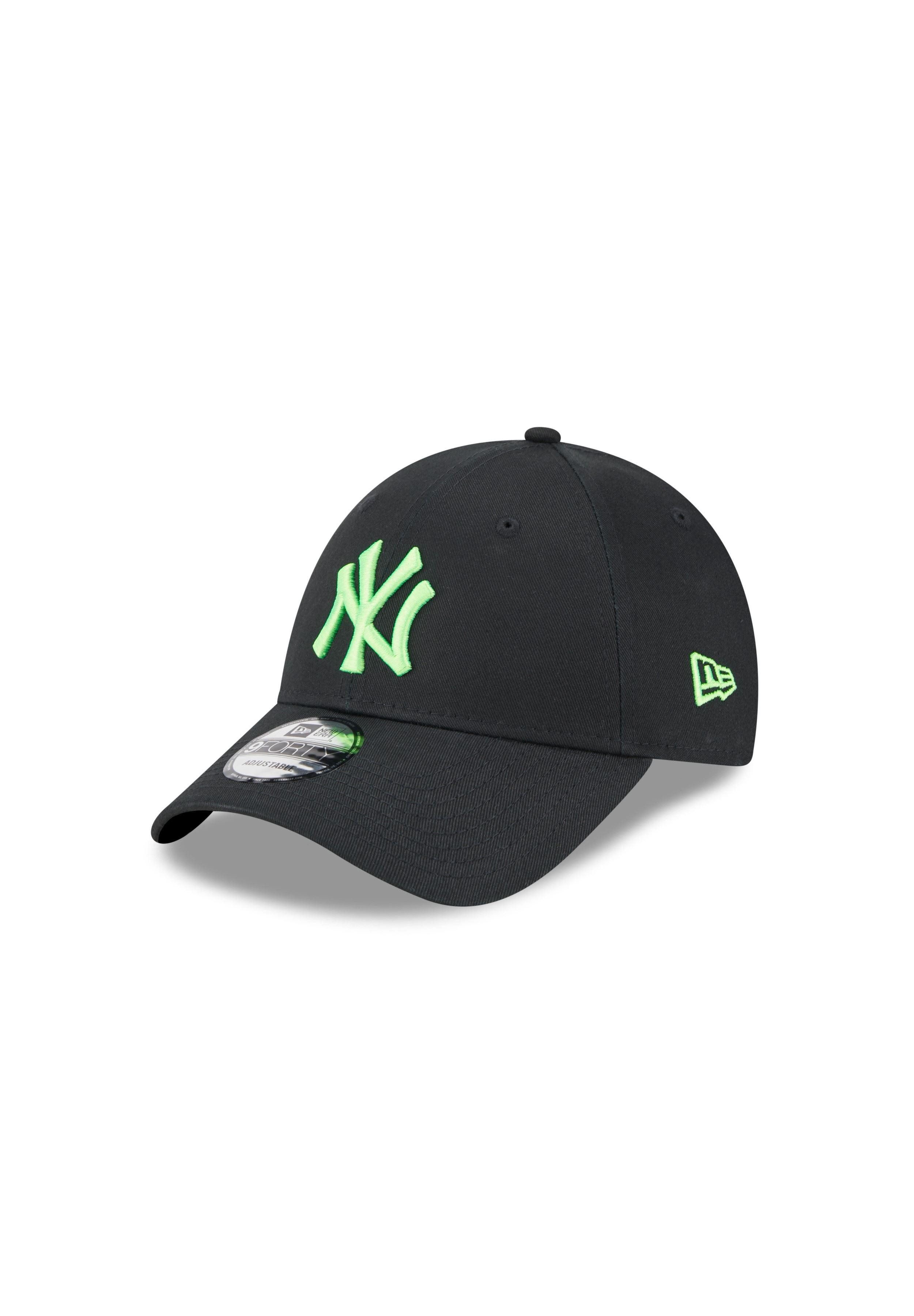New Era Baseball Cap New York Yankees MLB Neon Pack Black Neongreen 9Forty günstig online kaufen