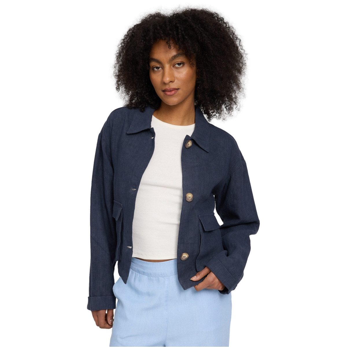 MAZINE Blouson Mazine Short Linen Jacket - Sommerjacke