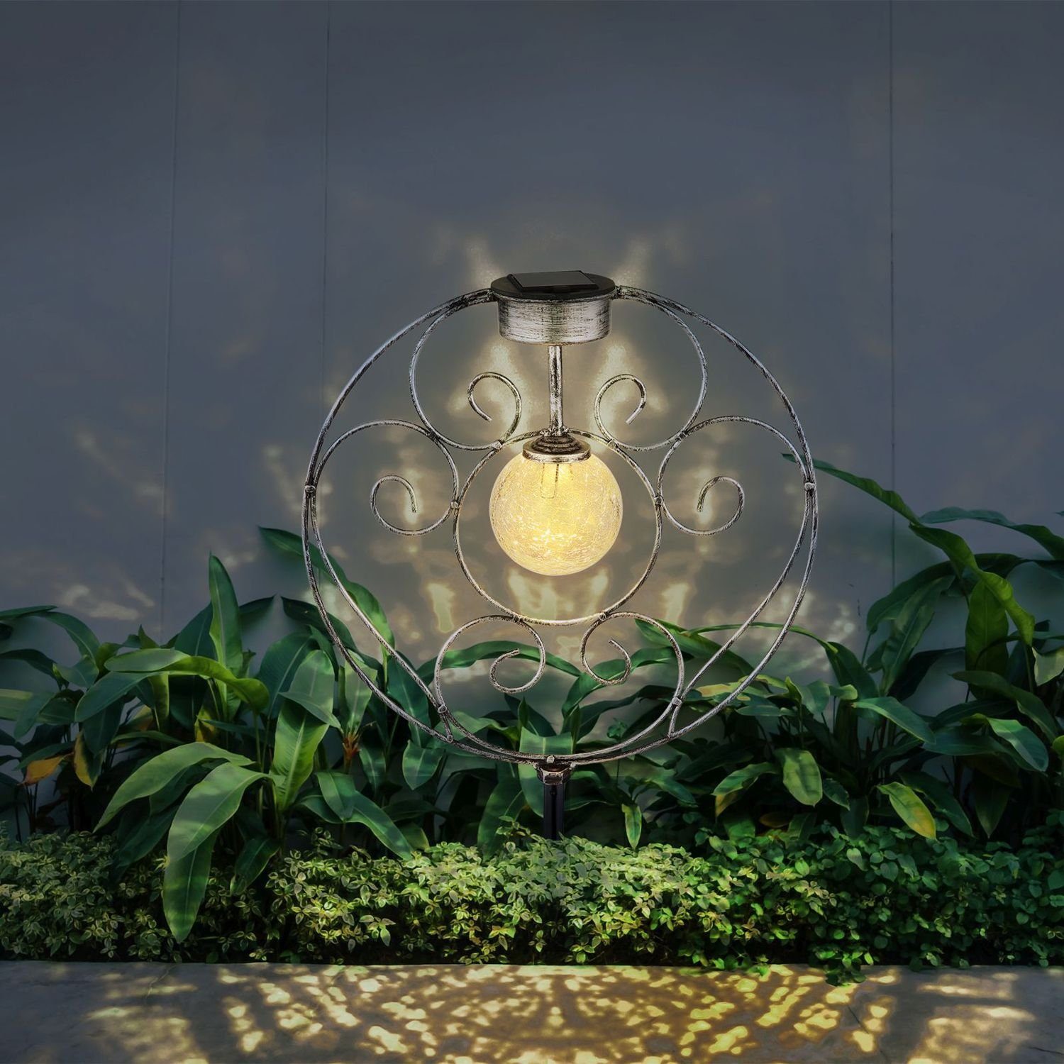 bmf-versand LED Solarleuchte Solarleuchte Garten Kreis günstig online kaufen
