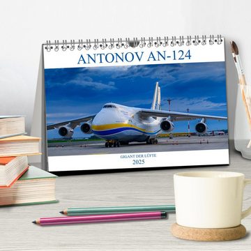 CALVENDO Wandkalender ANTONOV 124 (Tischkalender 2025 DIN A5 quer), CALVENDO Monatskalender