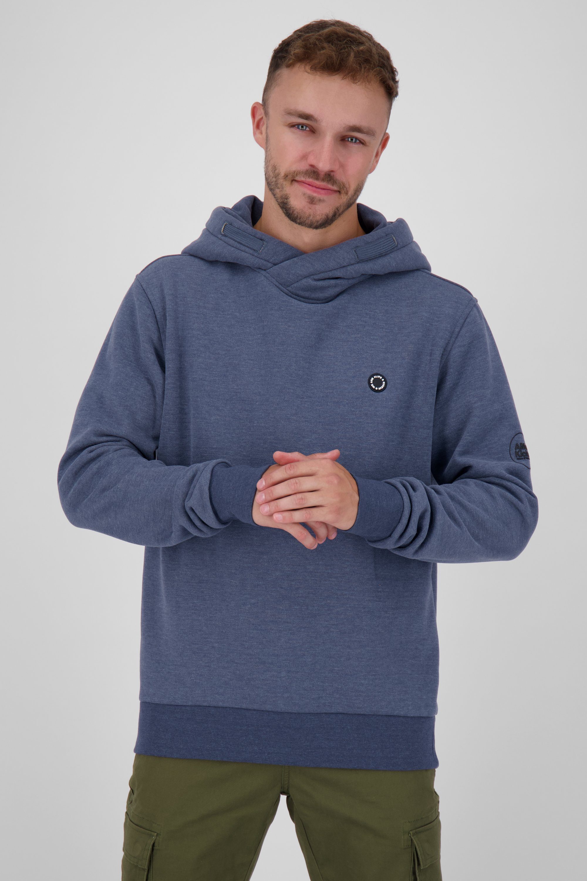 JohnAK Sweat Kapuzensweatshirt, nightblue Kapuzensweatshirt & Sweatshirt Kickin melange A Alife Herren