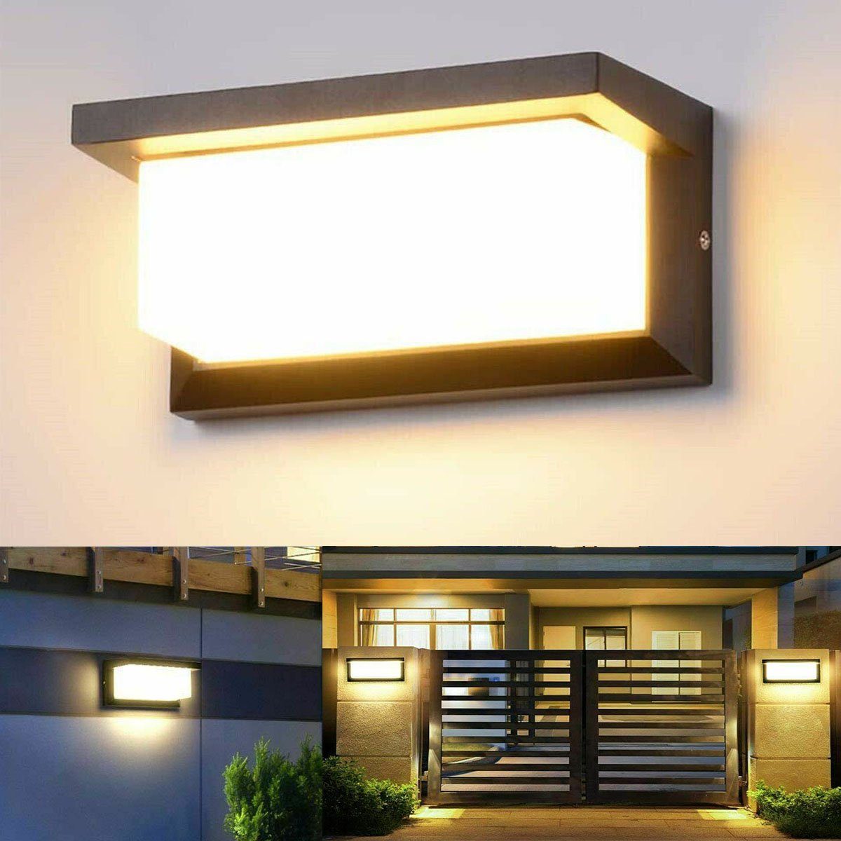 oyajia Außen-Wandleuchte 18W LED Wandlampe mit günstig online kaufen