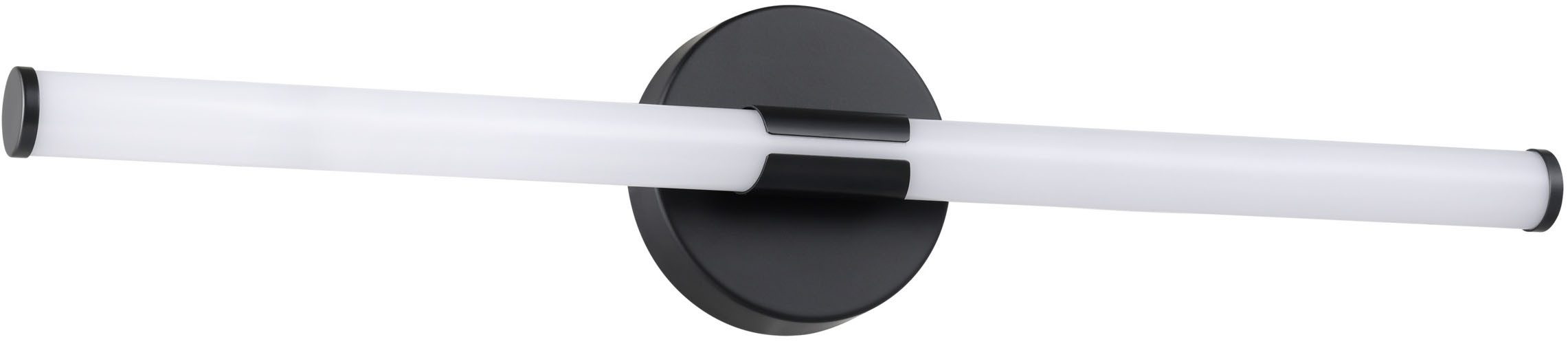 EGLO Spiegelleuchte RAMOLA Spiegellampe - Stahl - LED - 11W - IP44, Memoryfunktion, LED fest integriert, Kaltweiß, Neutralweiß, Warmweiß, Wandlampe, Badezimmerlampe, Bad, L60 x H12 x AL6,5 cm