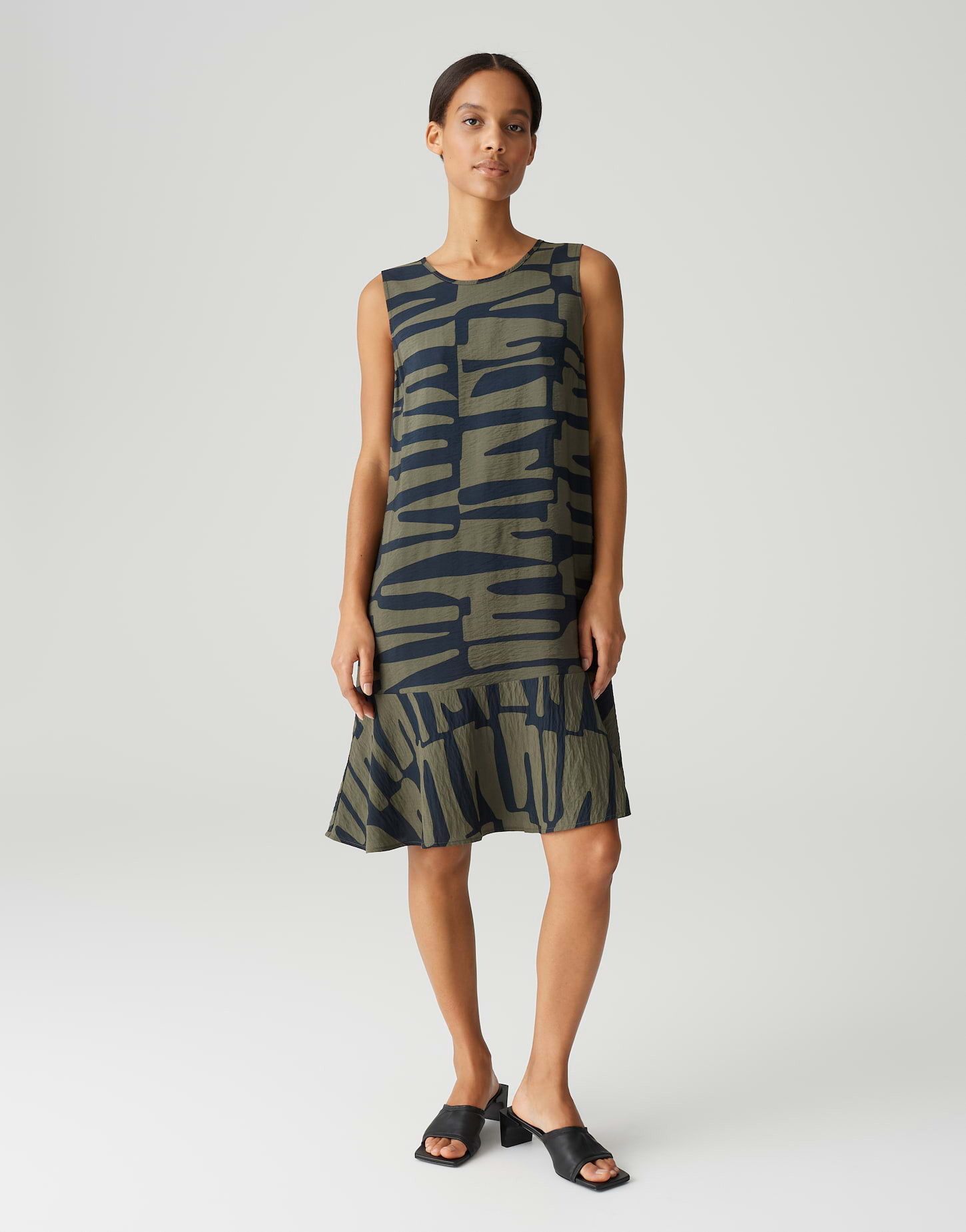 OPUS Trägerkleid WENOLA JUNGLE mit angesetztem günstig online kaufen