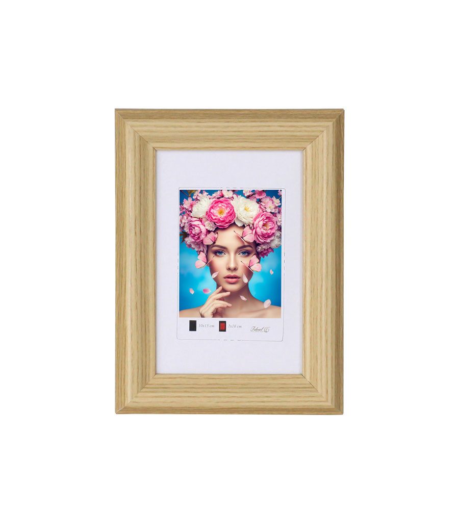IDEAL TREND Bilderrahmen Holzrahmen mit Kunststoffglas günstig online kaufen