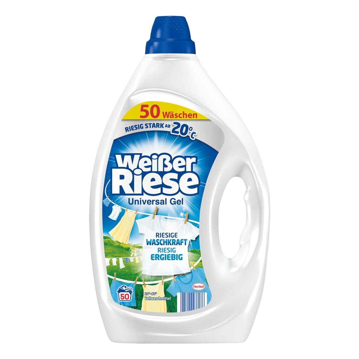 Weißer Riese Universal Gel Vollwaschmittel (50 WL, 2,25 Liter)