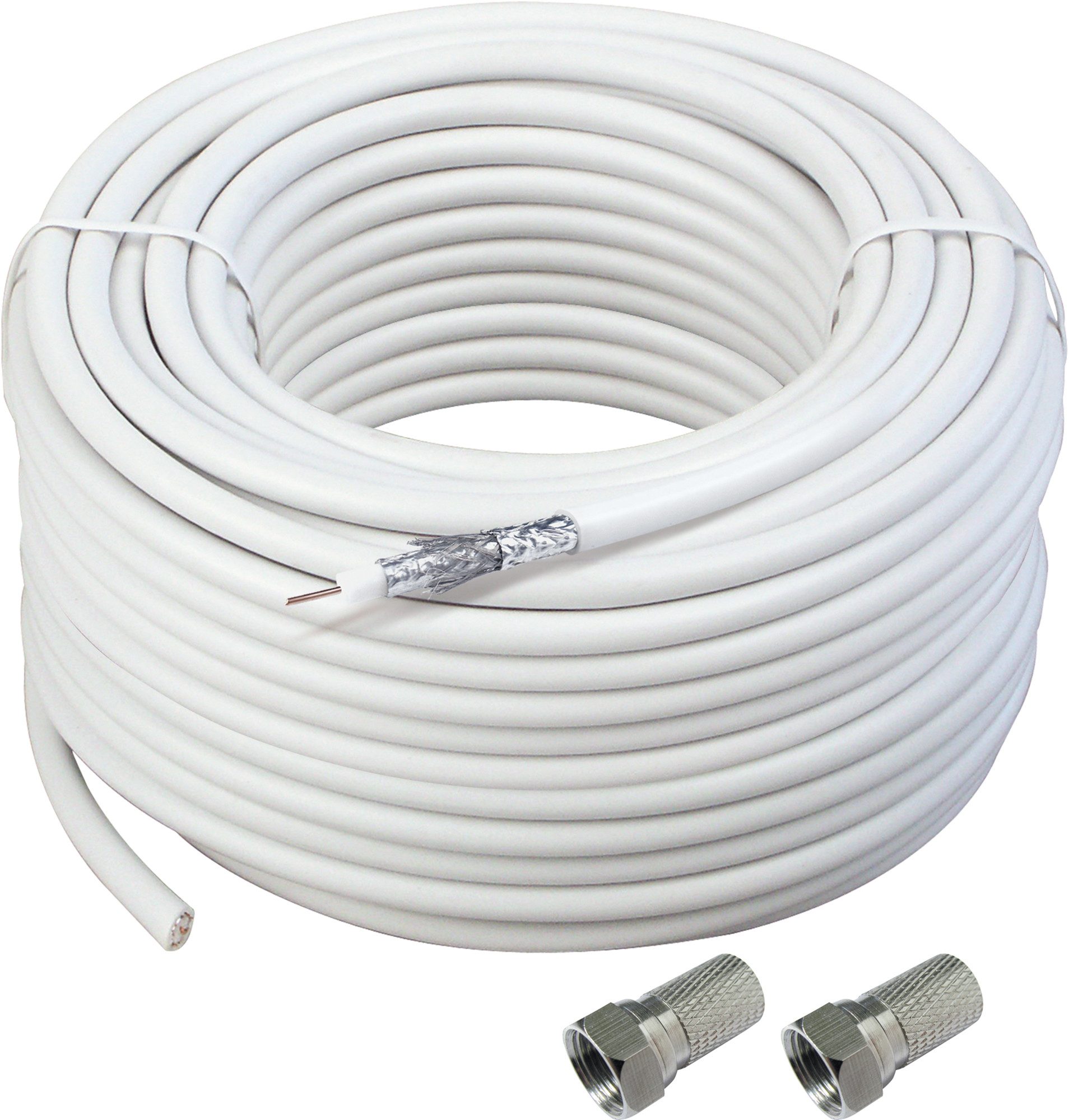 Schwaiger KOX11515 532 SAT-Kabel, F-Stecker, (1500 cm), feuchtigkeitresistent