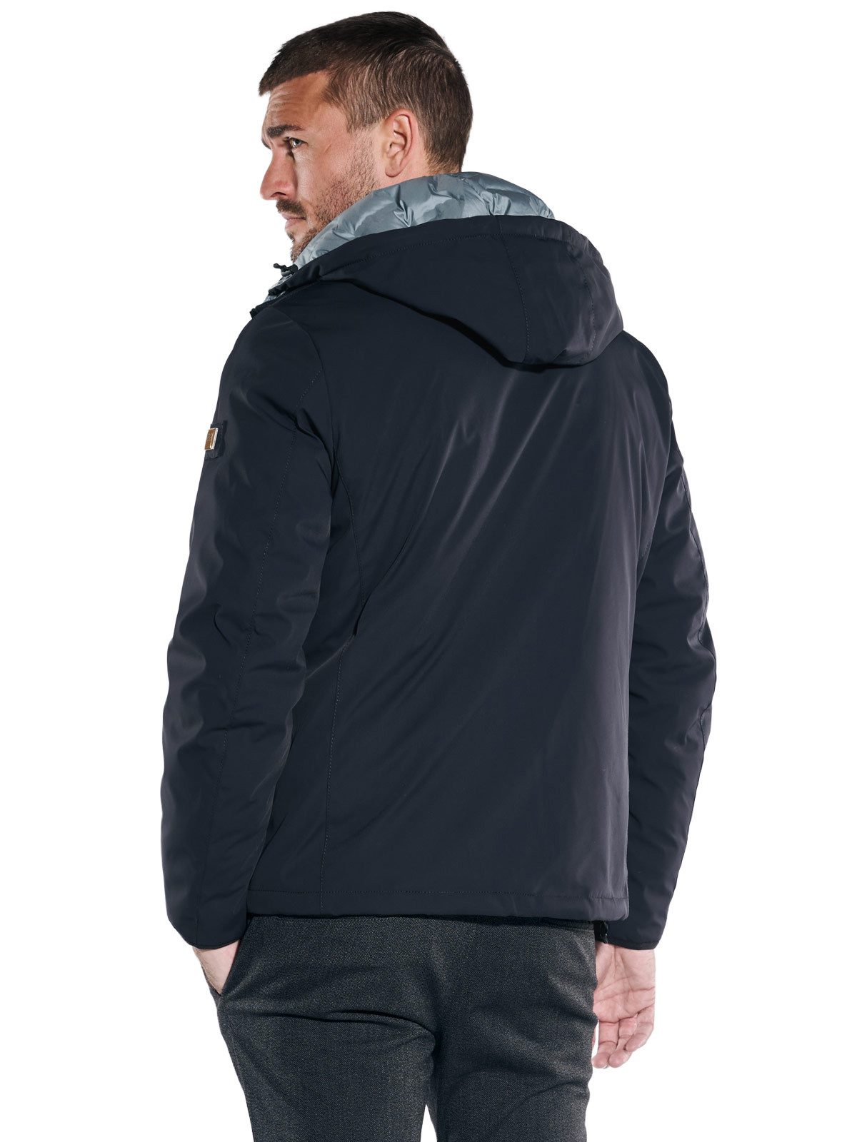 emilio adani Kurzjacke emilio adani Herren Wendejacke mit Kapuze, Saphirbla günstig online kaufen