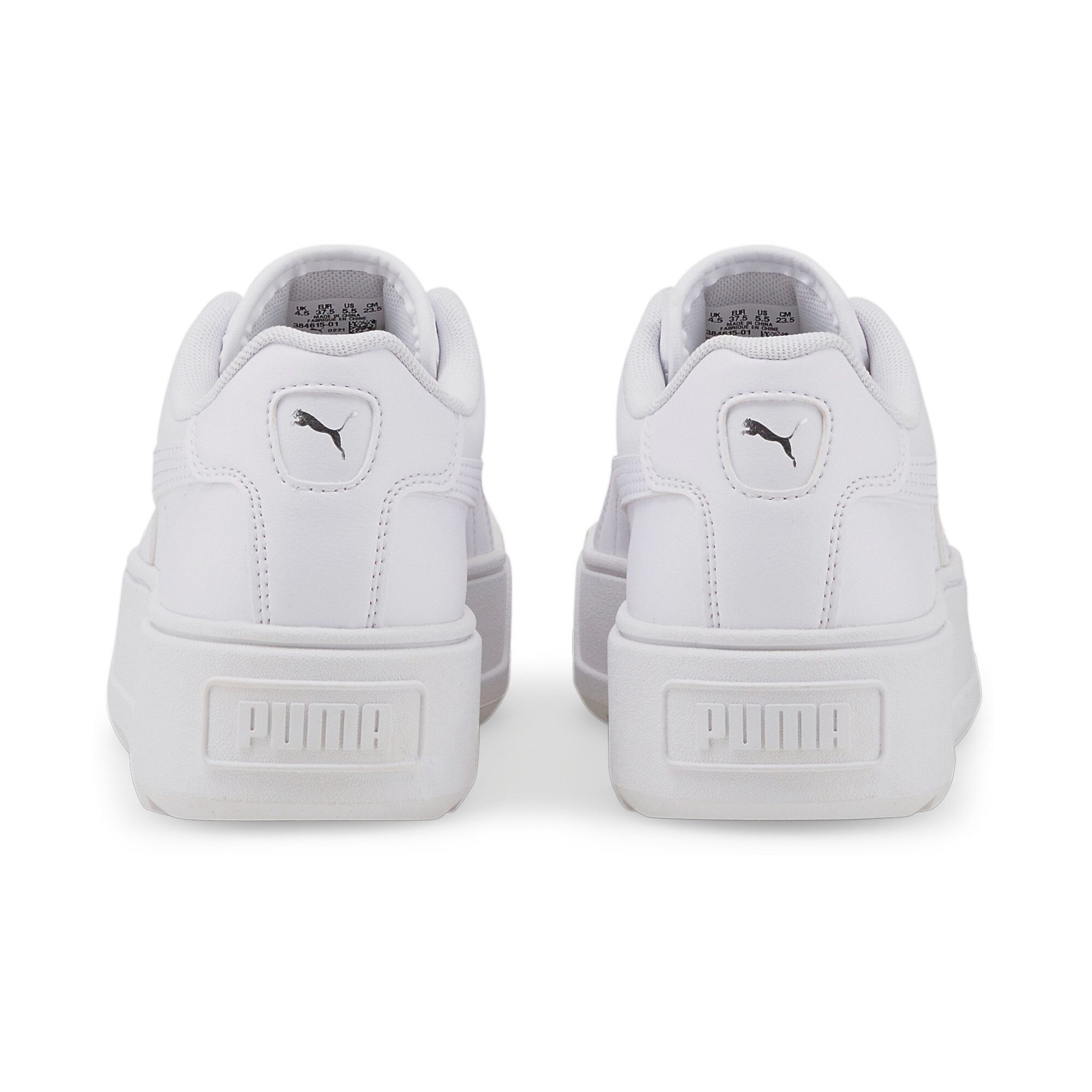 PUMA KARMEN L Sneaker mit Schnürverschluss, mit SOFTFOAM+ Dämpfungstechnologie, aus Leder