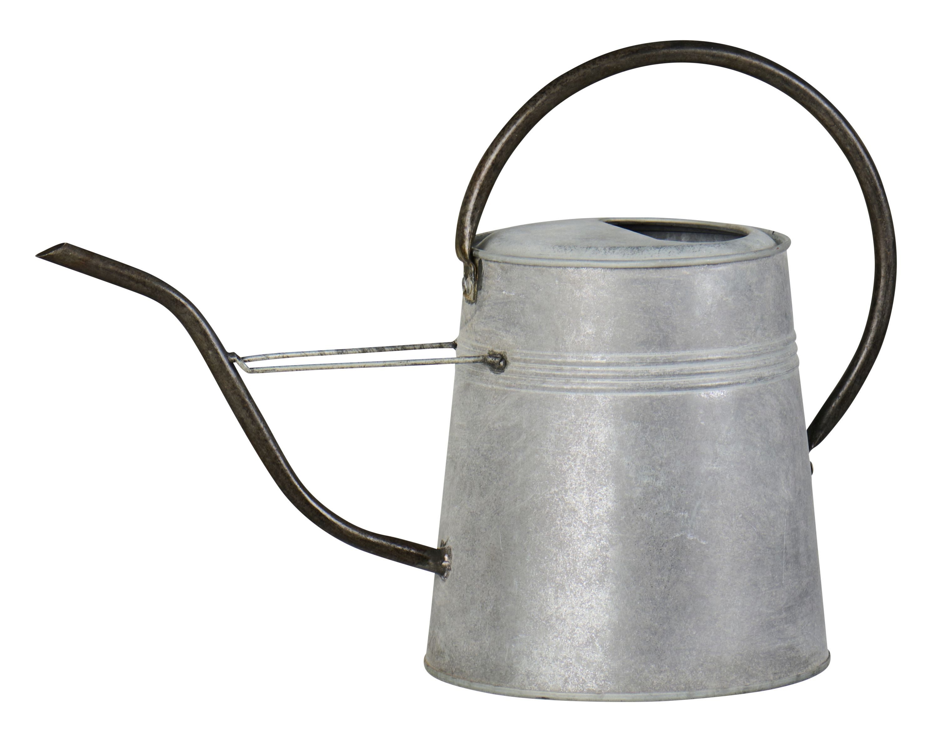 Ib Laursen Gießkanne Ib Laursen - Gießkanne 2,3 Liter Metall Retro Grau Schwarz 4270-18