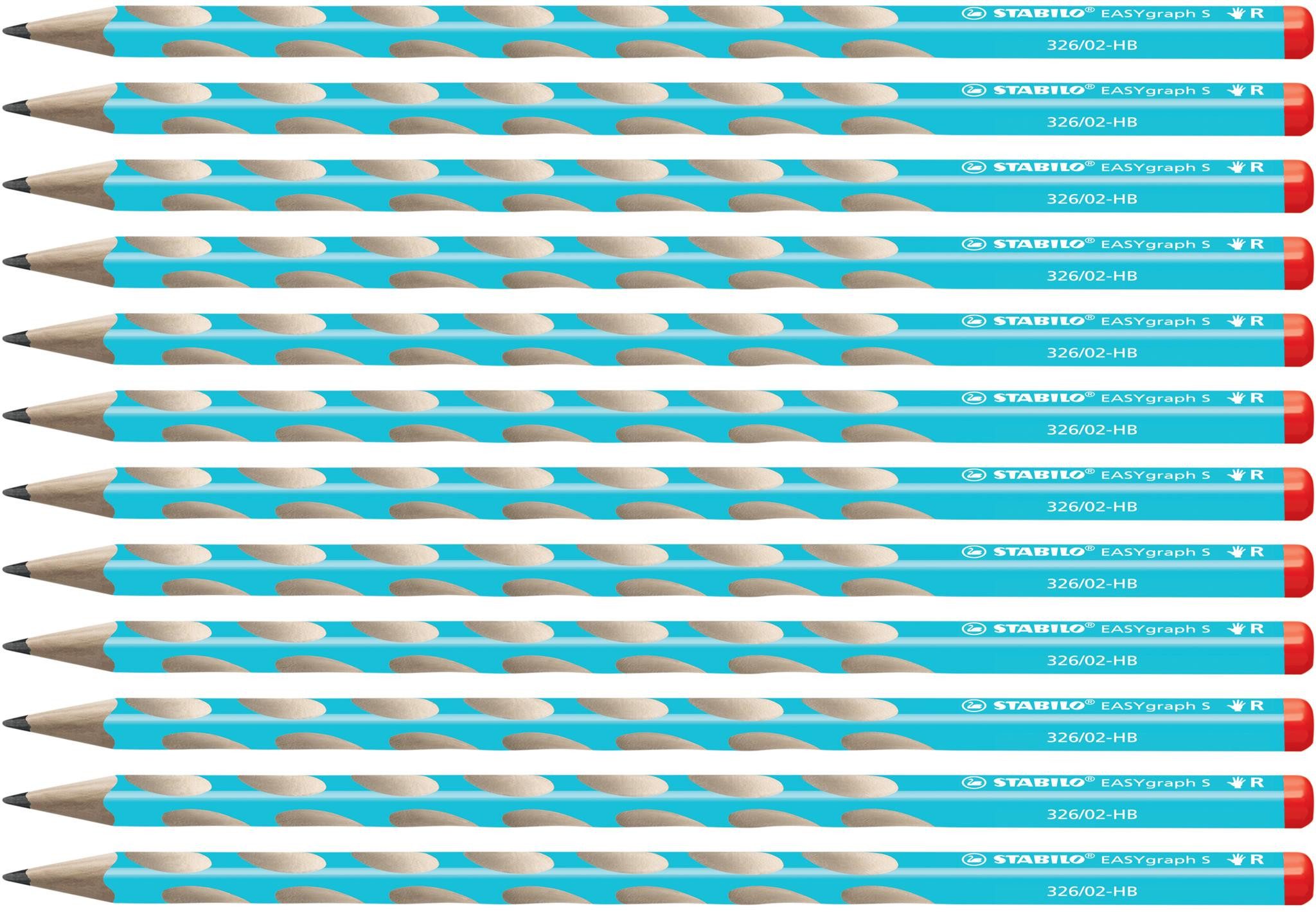 STABILO Bleistift STABILO EASYgraph S R HB blau