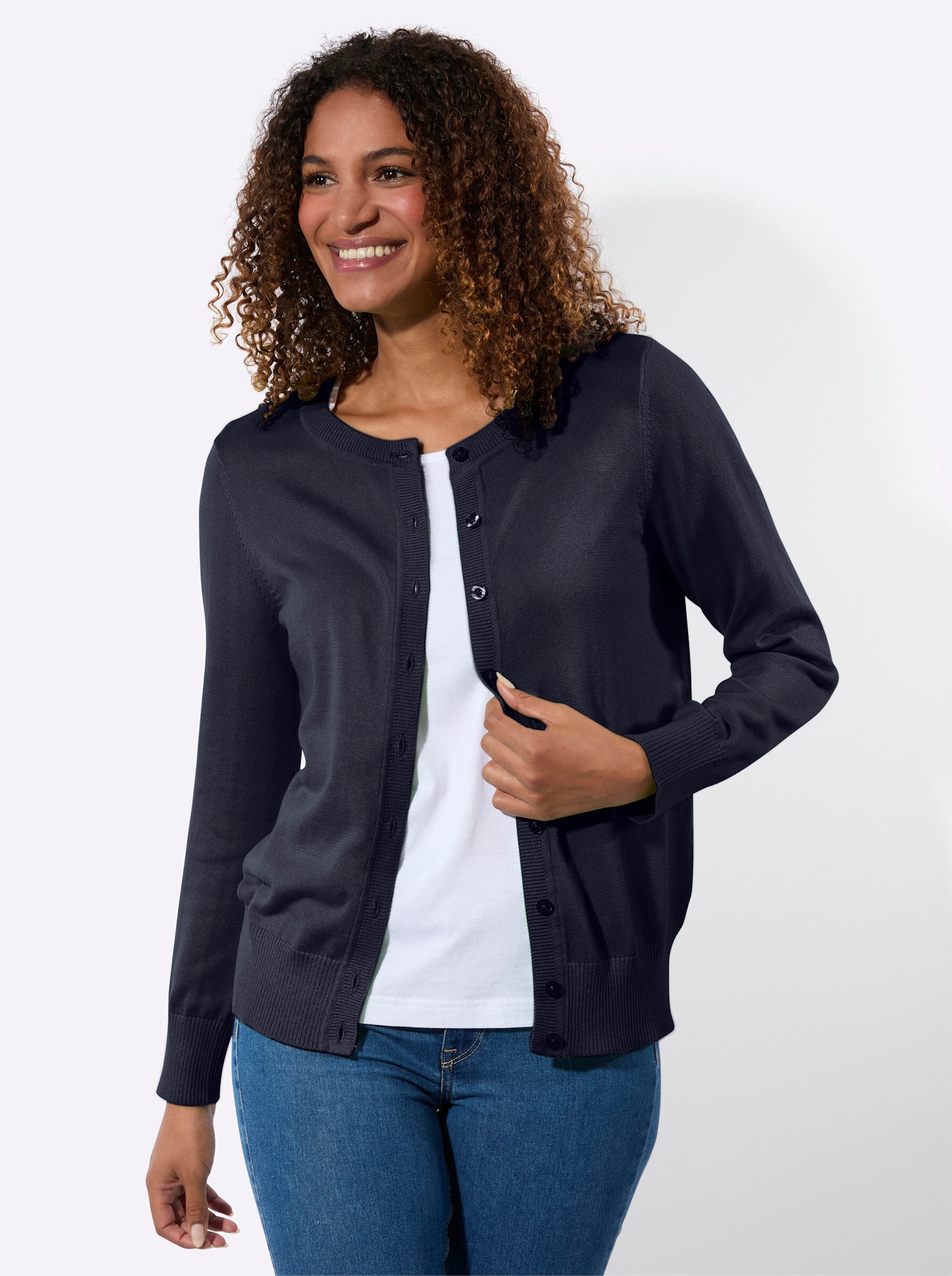 Witt Strickjacke Strickjacke Langarm Jersey günstig online kaufen