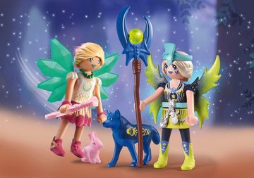 Playmobil® Konstruktions-Spielset Crystal- und Moon Fairy mit Seelentieren (71236), Adventures of Ayuma, (16 St), Made in Europe
