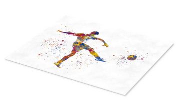 Posterlounge Forex-Bild nobelart, Fußballspieler XXV, Illustration