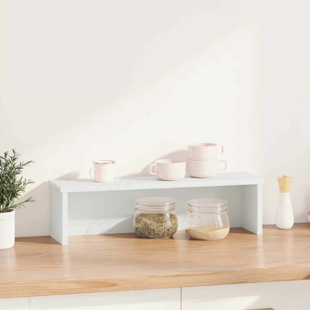 vidaXL Schubkasteneinsatz Küchenregal Stapelbar Weiß 60x15x16 günstig online kaufen