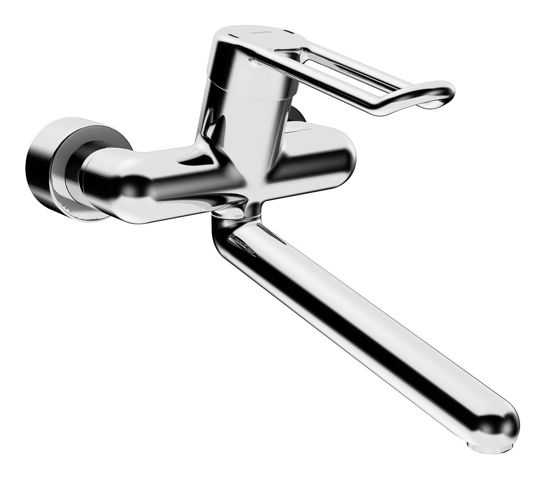 HANSA Waschtischarmatur Hansamedipro Wasch-/Spültisch-Einhand-Wandbatterie, DN 16 Care Strahlregler