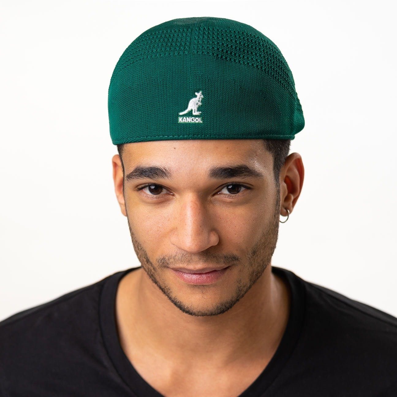 Cap (1-St) Flat mit Kangol gelb Schirm Schiebermütze