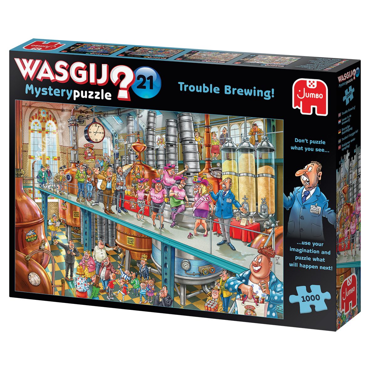 Jumbo Spiele Puzzle Wasgij Mystery 21 Bierselige Besichtigung 1000 Teile Pu günstig online kaufen