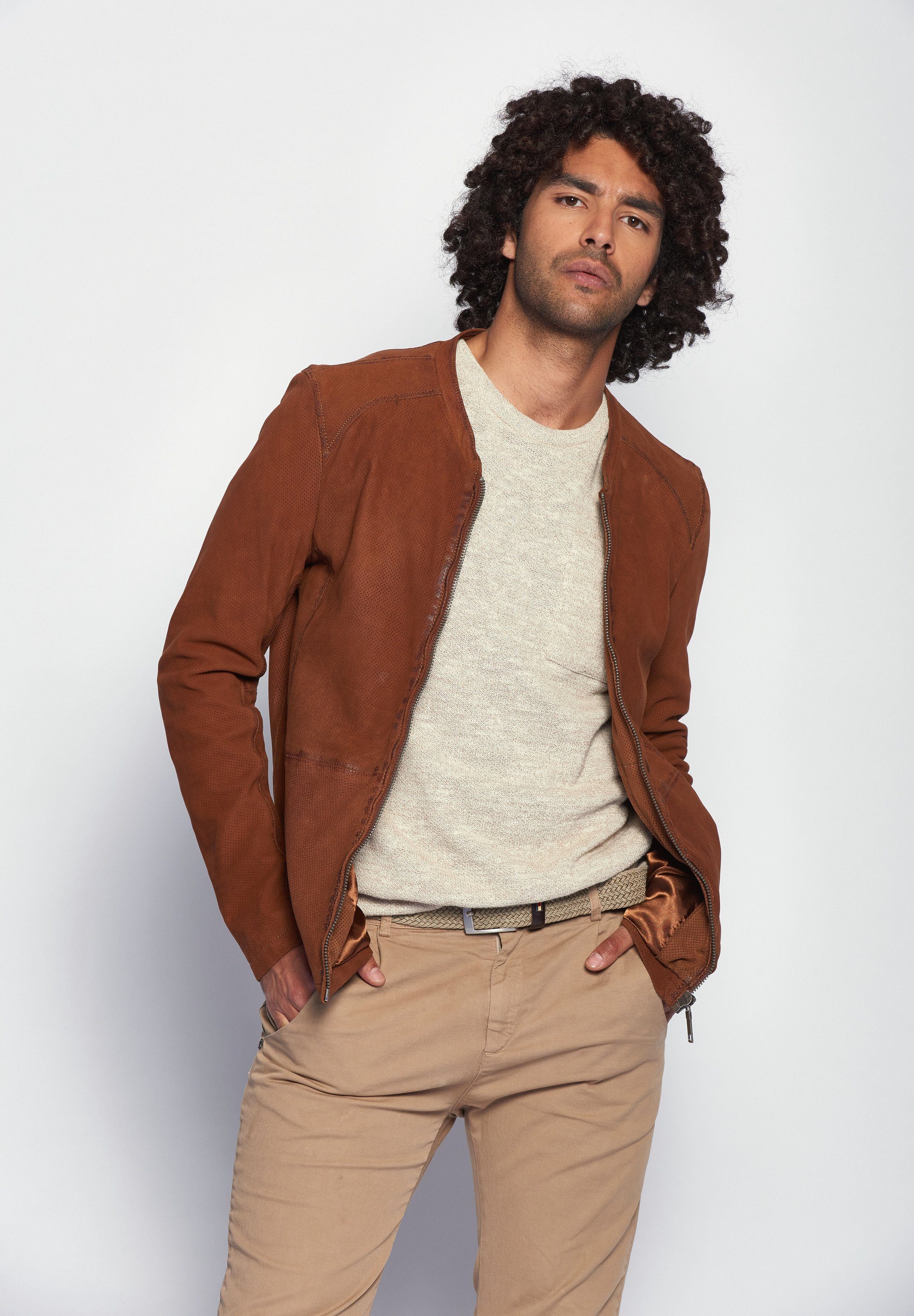 Lederjacke Dobson