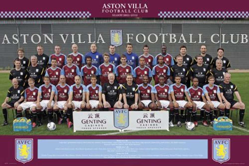 Poster Fussball - Poster - Aston Villa - Team Photo 11/12