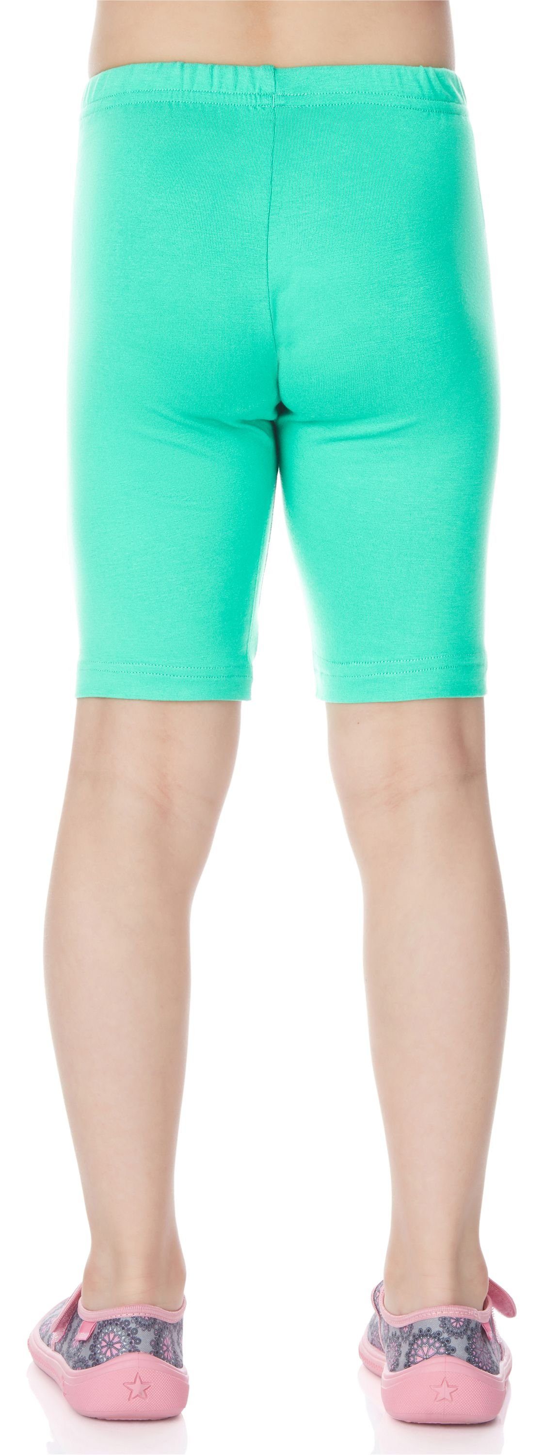 (1-tlg) Style Minze MS10-132 elastischer Leggings Leggings Merry Mädchen Kurze Viskose Bund aus
