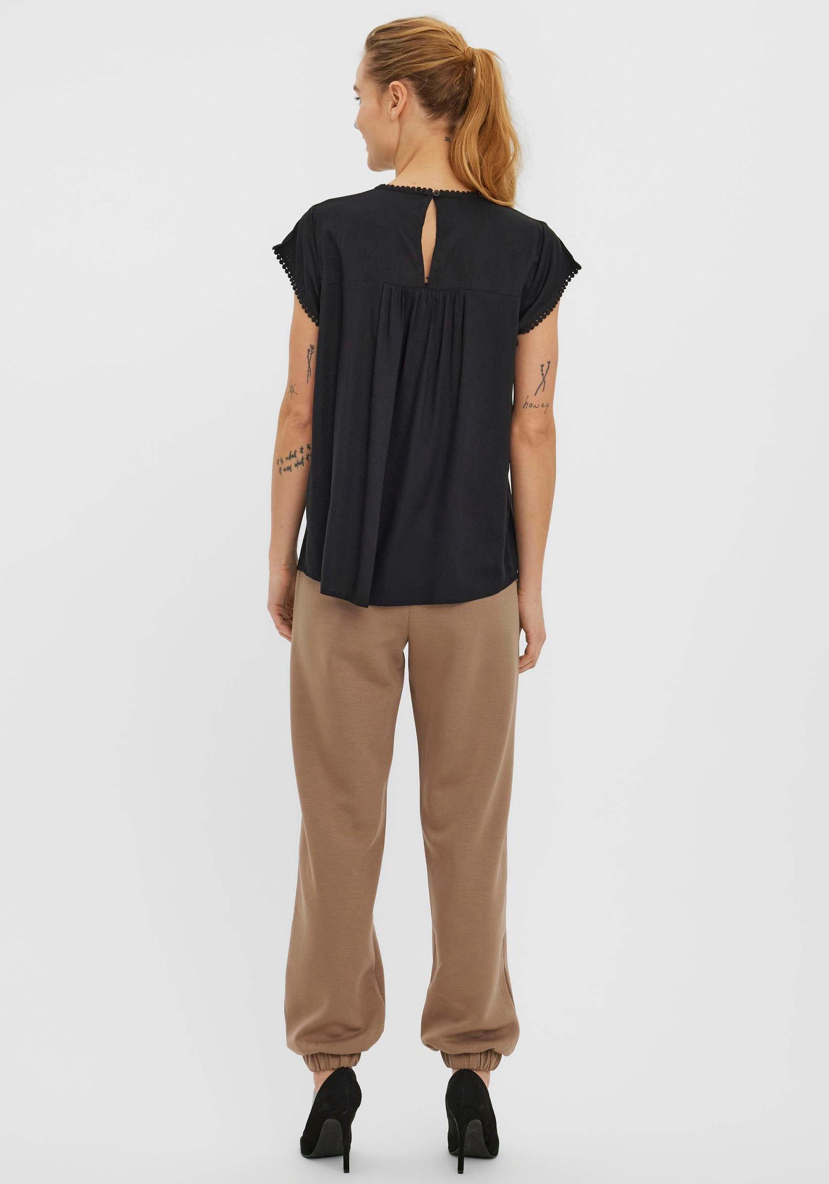 Vero Moda Kurzarmbluse VMDEBBIE PLEAT S/L günstig online kaufen