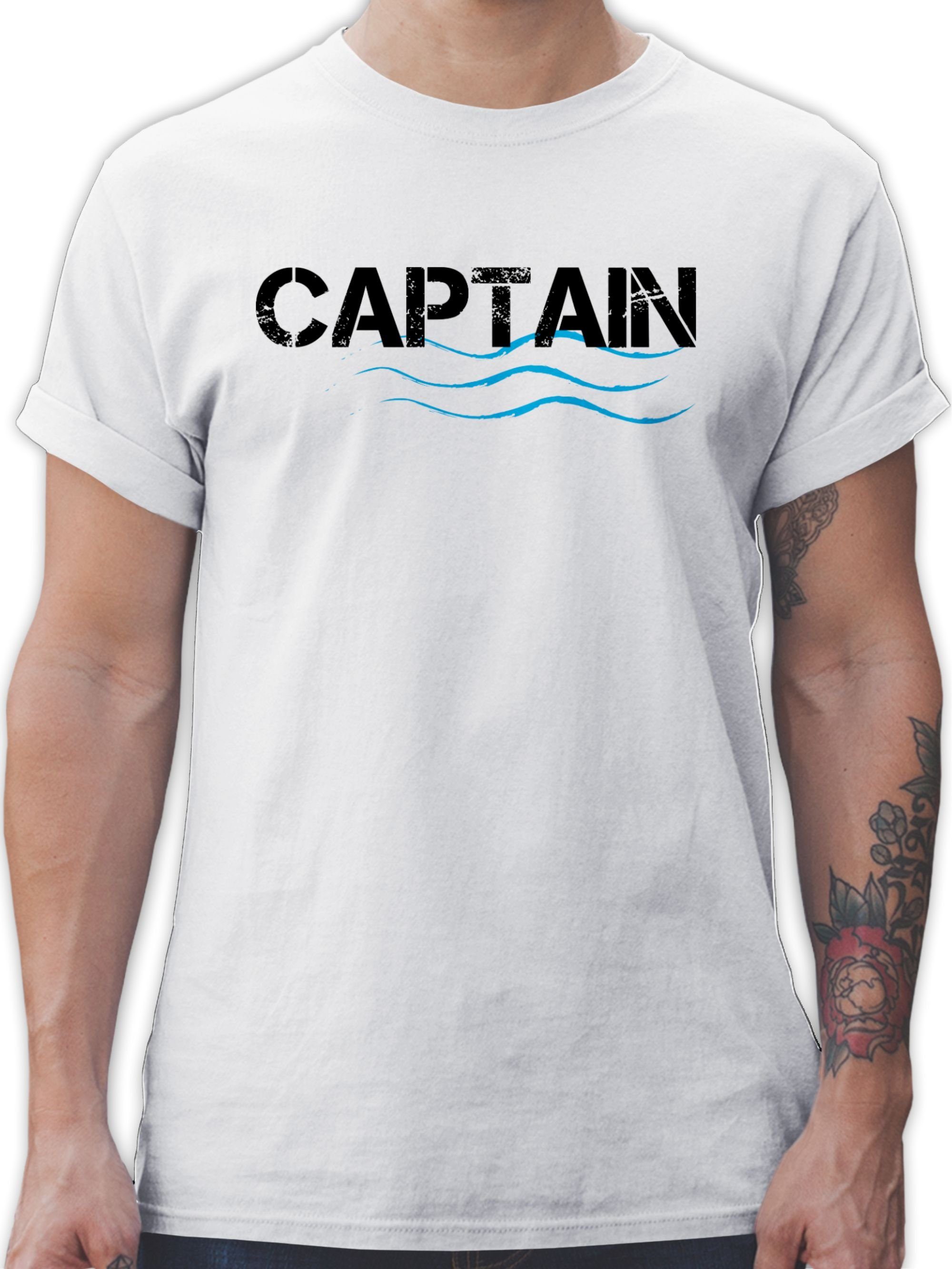 Shirtracer T-Shirt Captain - Wassersport Zubehör & Bekleidung - Herren  Premium T-Shirt tshirt captain - schwimm t-shirt herren - männer  scherzartikel