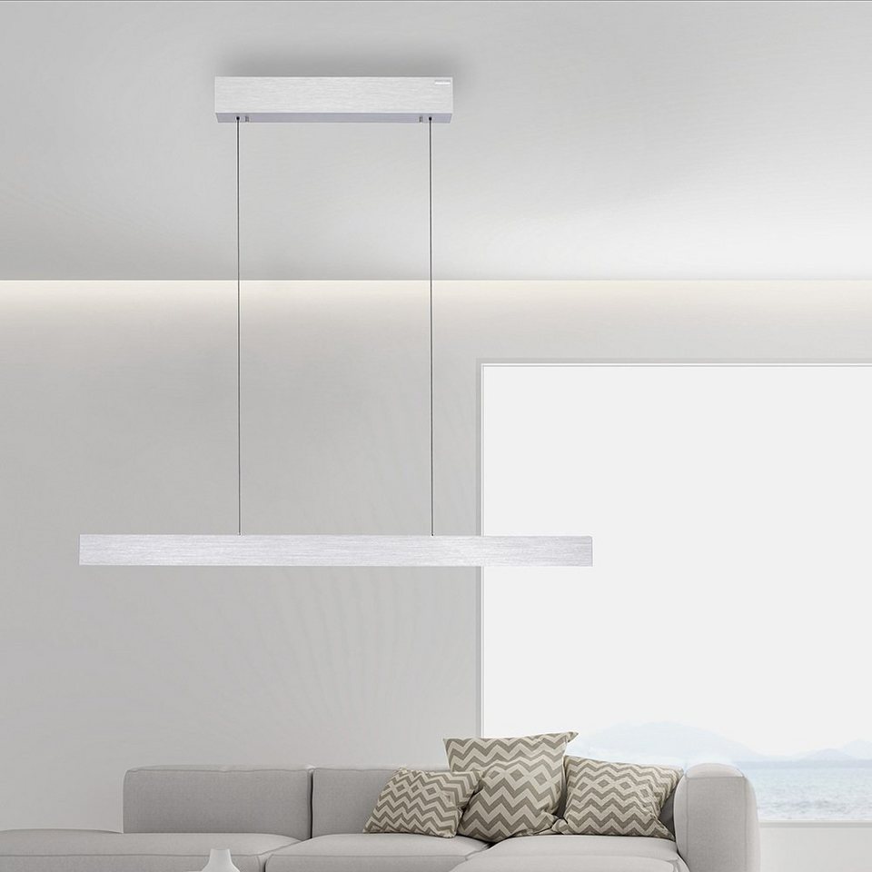 Paul Neuhaus LED Pendelleuchte LED Pendelleuchte PURE-E-MOTION, CCT-Farbtemperaturregelung,  Dimmfunktion, Memoryfunktion, 1xLED-Board/26W/2700-5000K, warmweiß bis  kaltweiß, elektrisch ausfahrbar dimmbar Fernbedienung CCT