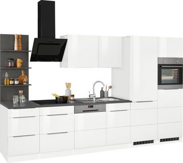 Kochstation Küchenzeile KS-Brindisi, ohne Geräte, Breite 340 cm