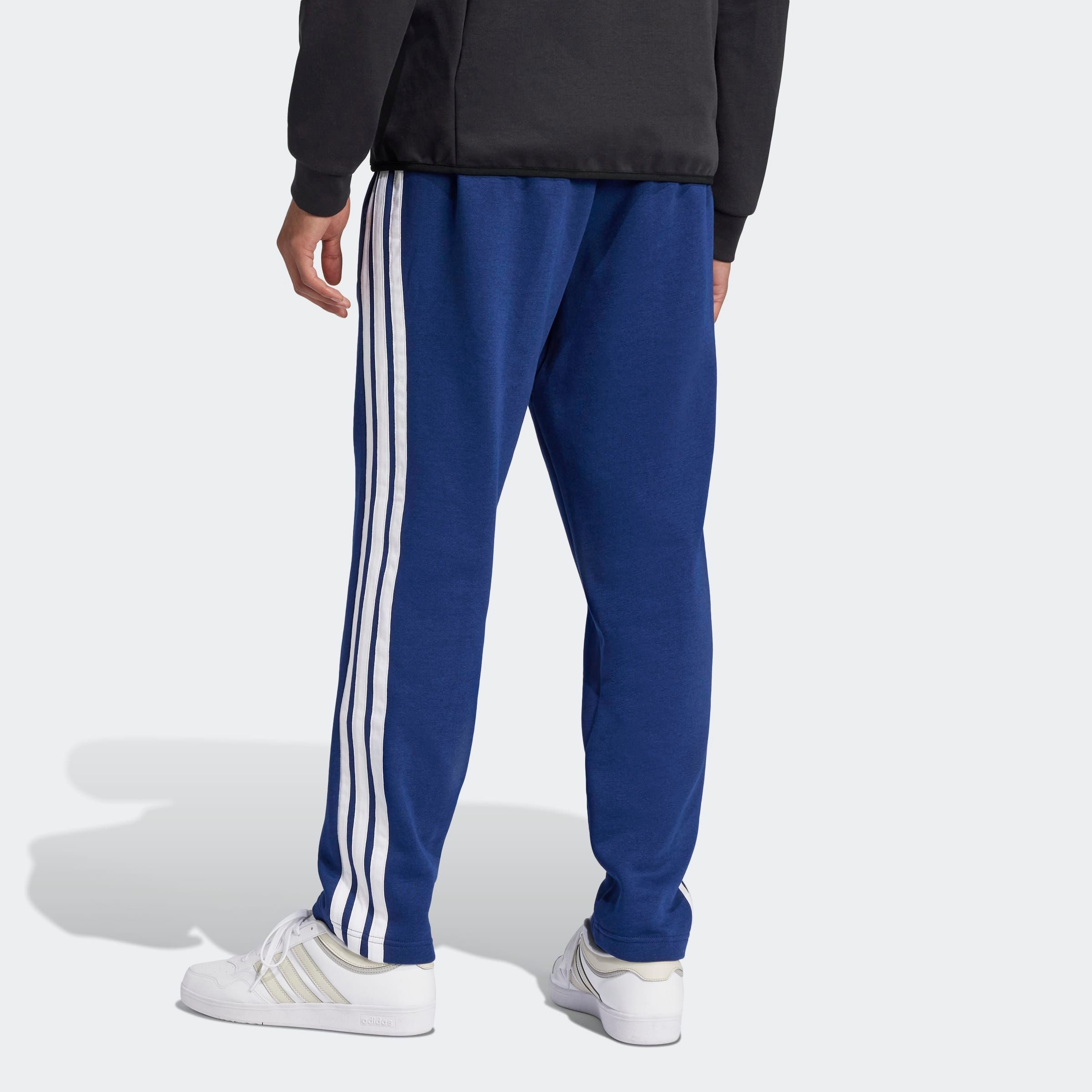 adidas Sportswear Sporthose M 3S FL O PT aus Baumwolle, Polyester und Viskose, offener Saum