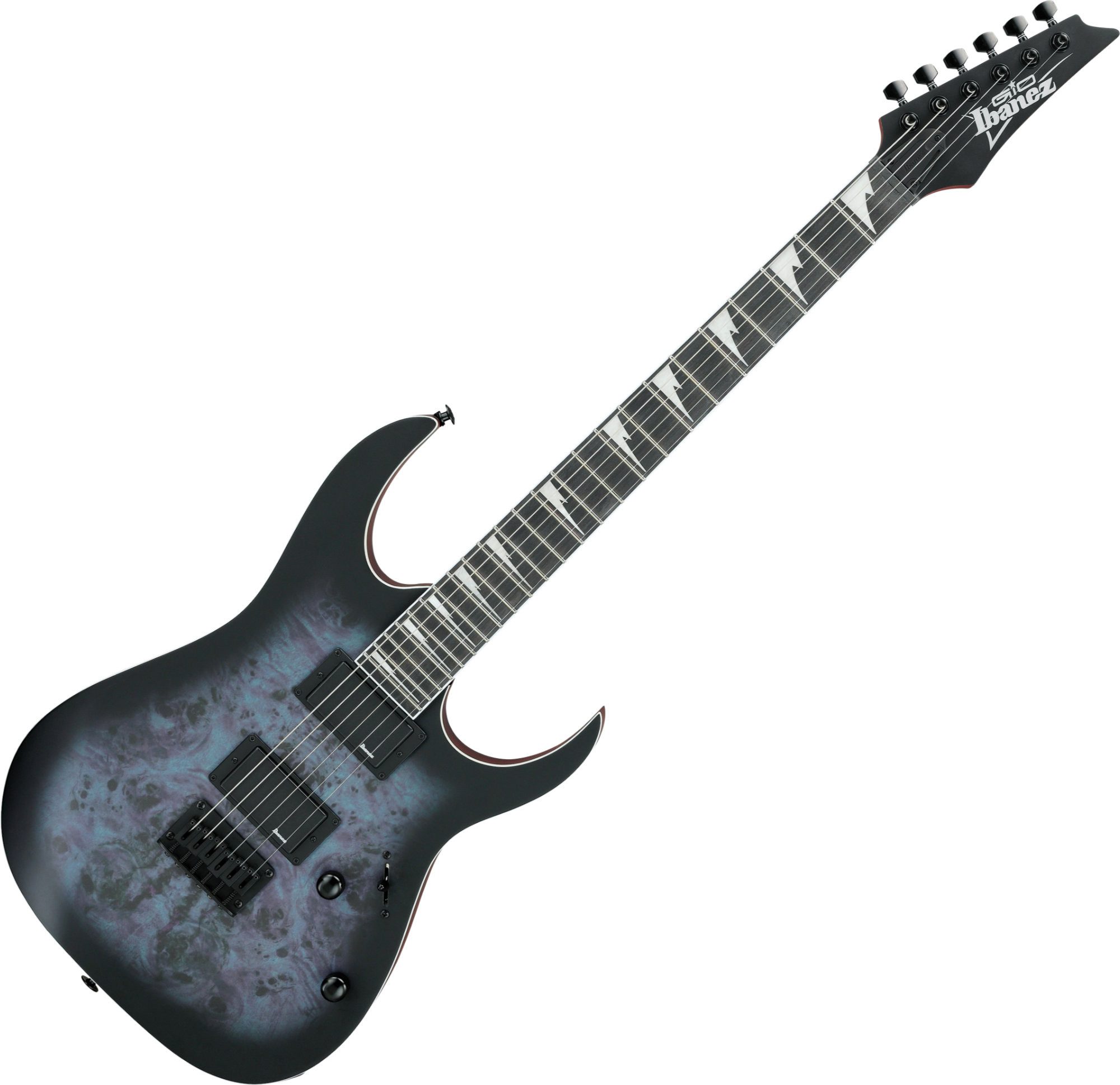Ibanez E-Gitarre GRG121PAR-KBF E-Gitarre Deep Dusk Burst Flat, E-Gitarre, E-Gitarre