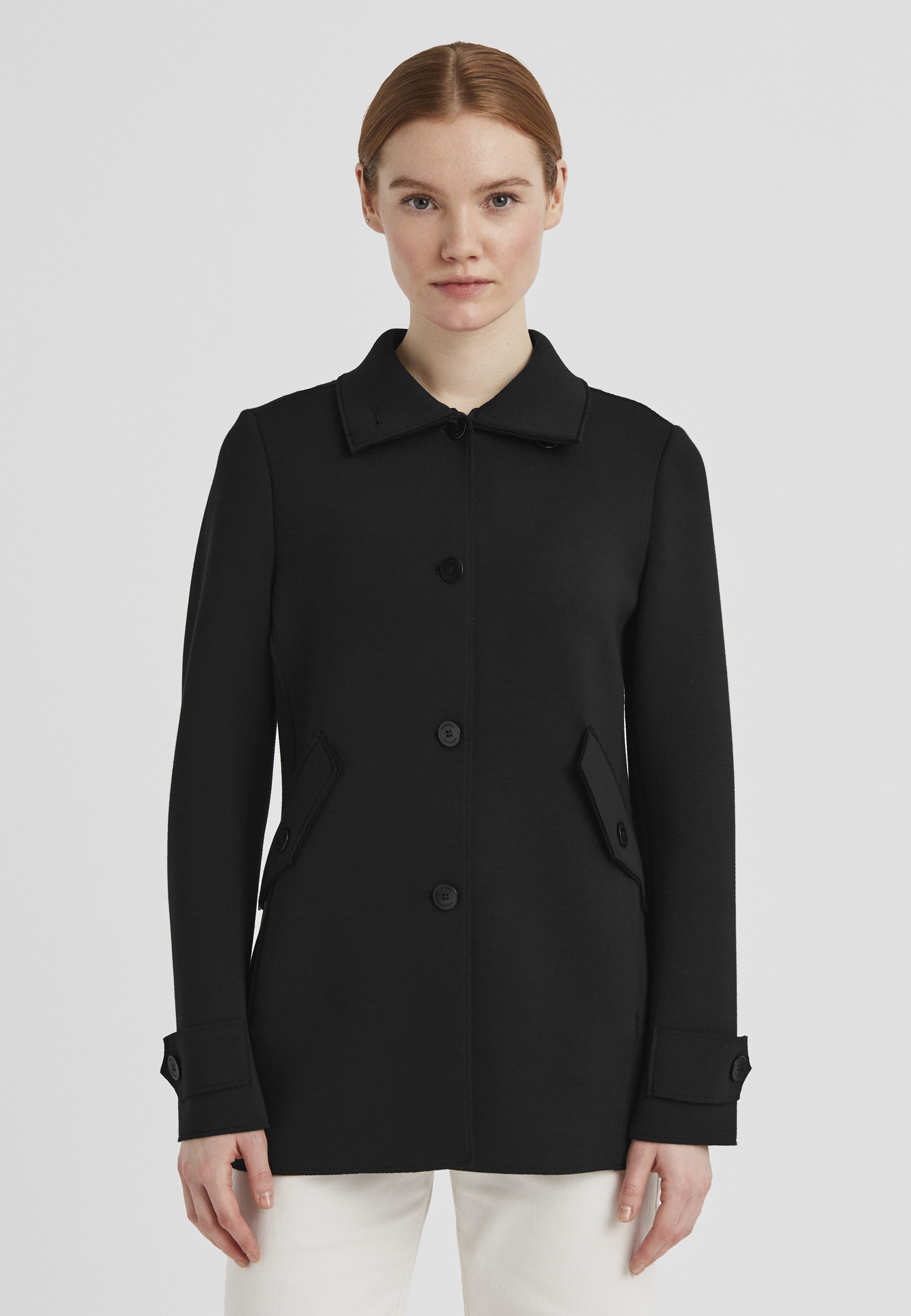 Milestone Kurzmantel MSAddison Damen Jacke Mantel kurz klassisch Knöpfe sch günstig online kaufen