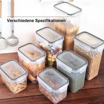 Vicbuy Vorratsdose, PP, (Set, 14-tlg), Küche Dosen Deckel Stift Aufkleber