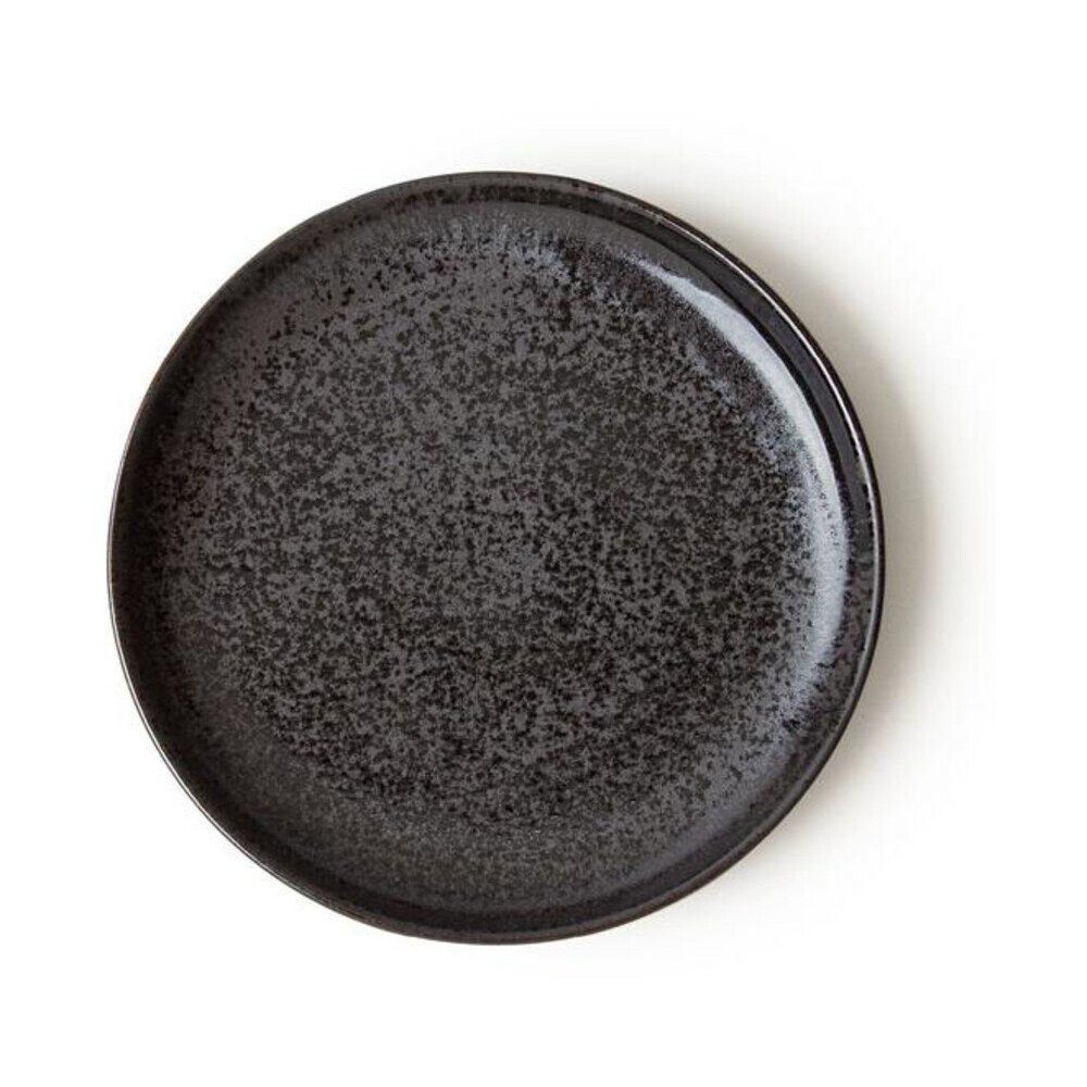 tischwelt Speiseteller Speiseteller 26,5 m Java schwarz, (1 St), Speiseteller, Ø26,5cm, Porzellan, schwarz