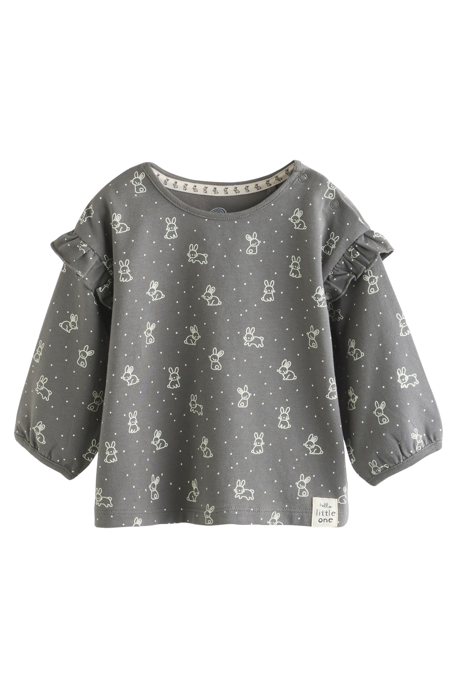 Next Shirt & Leggings Baby-Langarmshirts und Leggings, 6-teiliges Set (6-tlg)