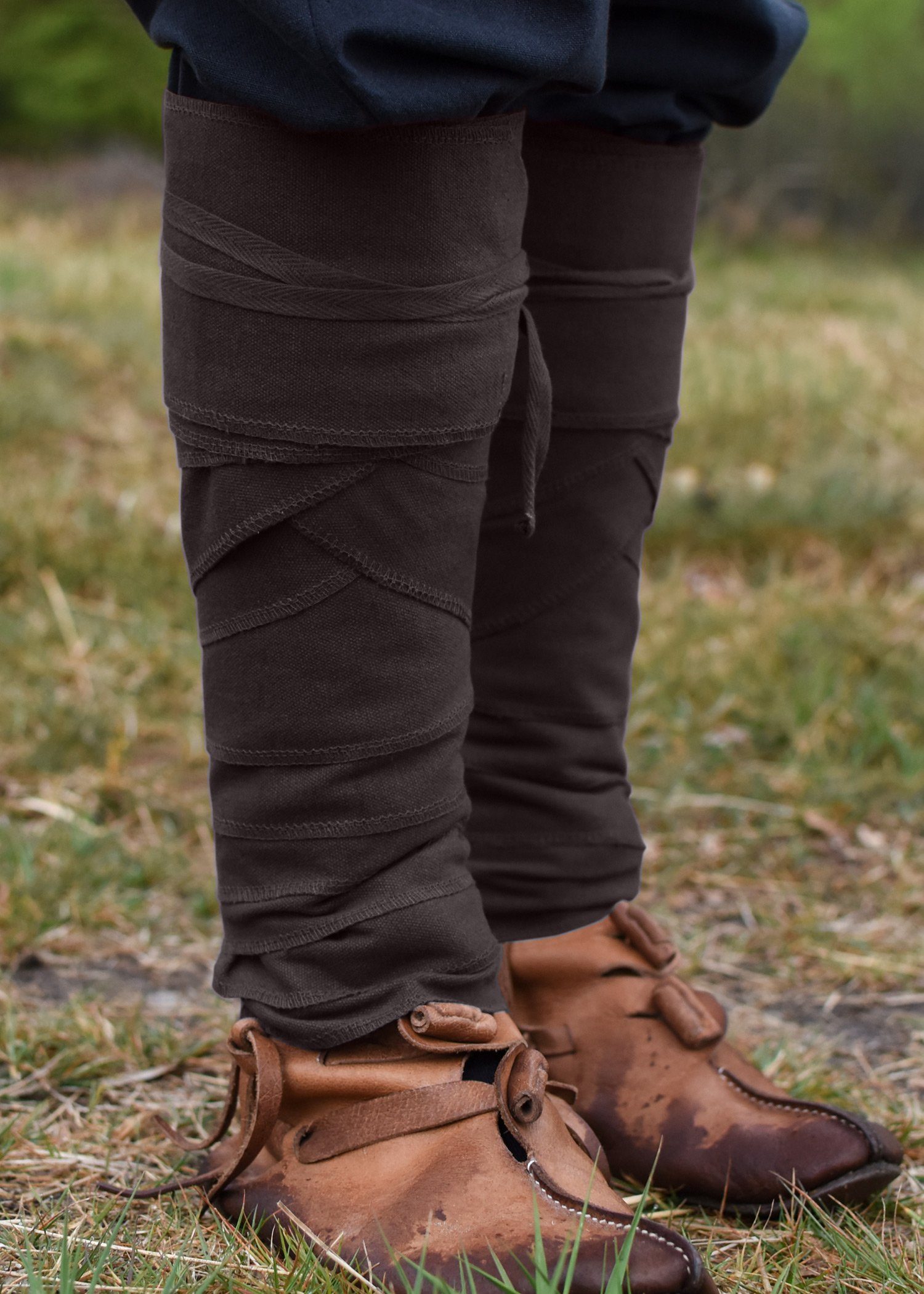 Battle Merchant Wikinger-Kostüm Wikinger Wadenwickel /Beinwickel, Segeltuch (Canvas), div. Farben