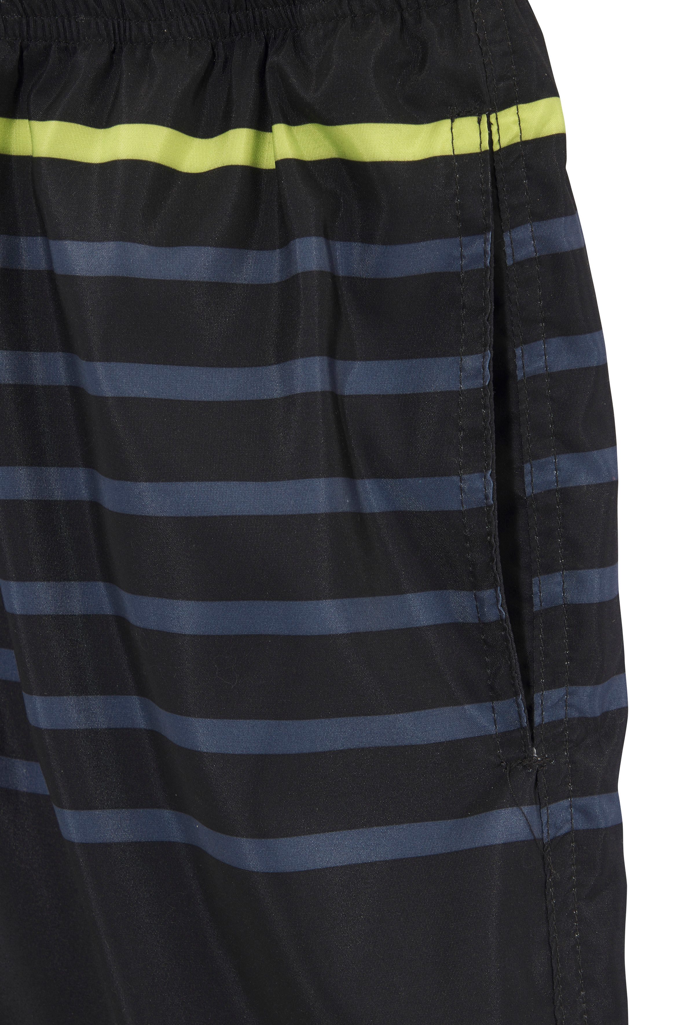 John Devin Badeshorts mit platziertem Streifendesign
