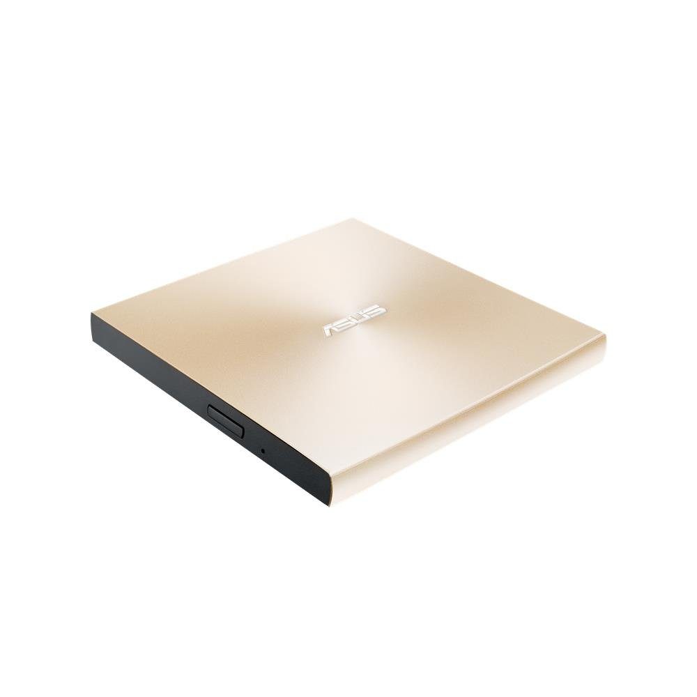 Asus ZenDrive U9M DVD-Brenner (USB 2.0, BD 6x/DVD 8x/CD 24x, USB-C externer Ultra SLIM gold)