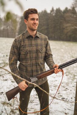 Tom Collins Outdoorhemd Olaxu Langarm Jagdhemd mit Patten- und Reißverschlusstaschen