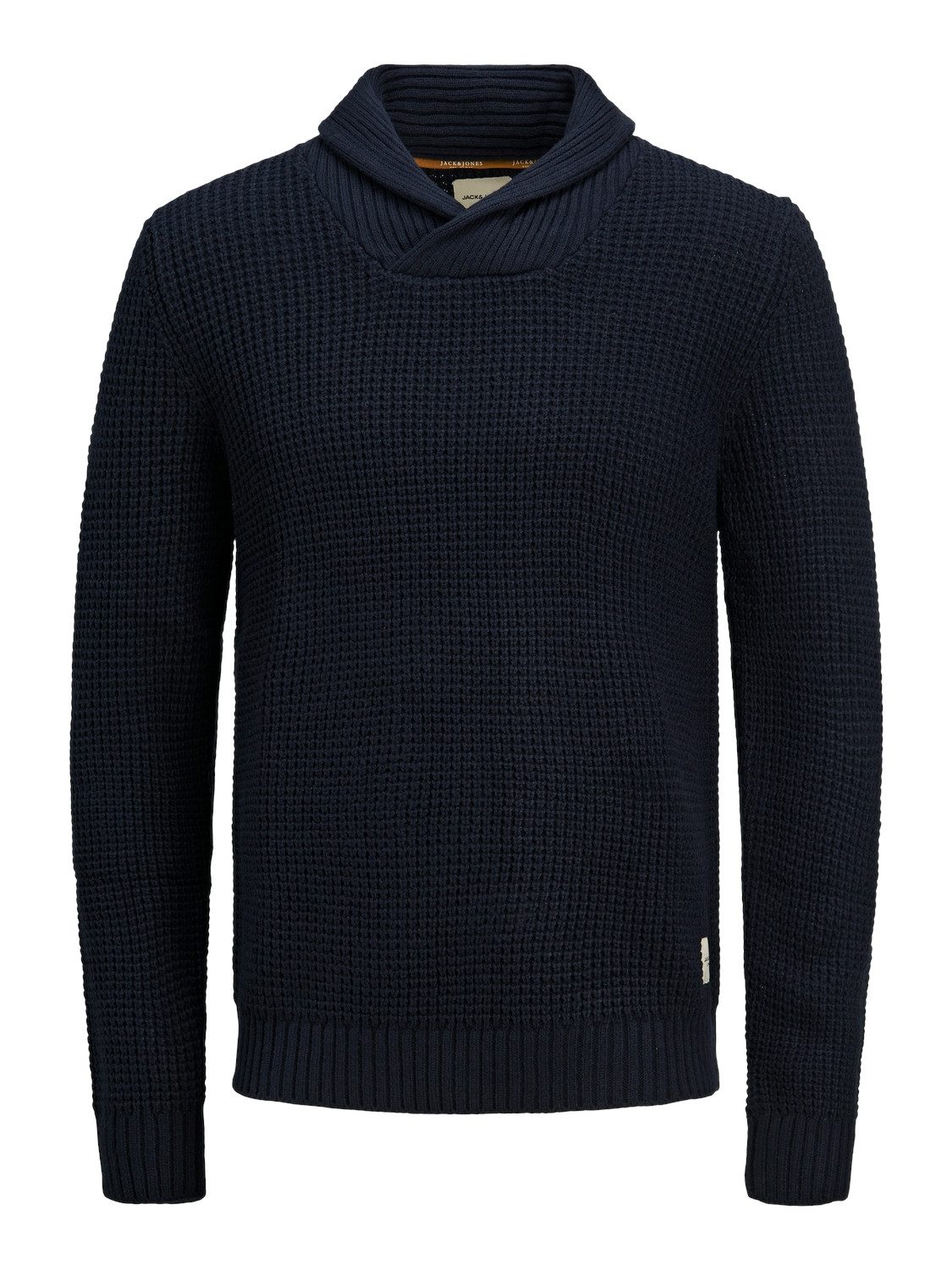 Strickpullover Herren Pullover Strick Sweater JJENICK KNIT SHAWL NECK NOOS