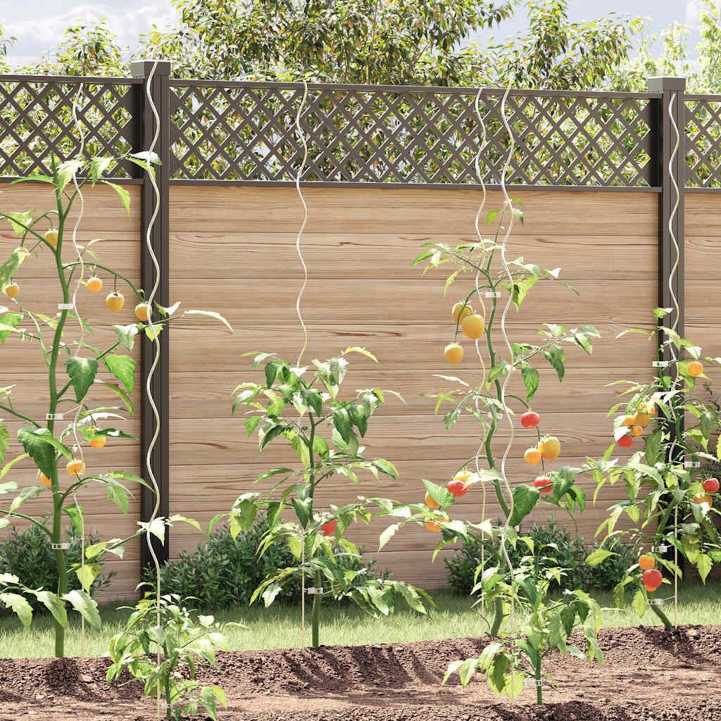 vidaXL Rankhilfe Tomaten-Spiralstäbe 20 Stk. 170 cm Verzinkter Stahl, 20 St.