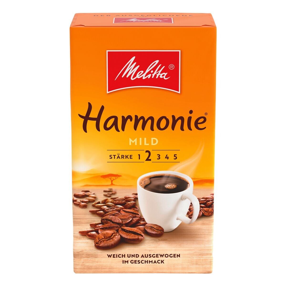 Melitta Kaffee Harmonie, 500 g, gemahlen
