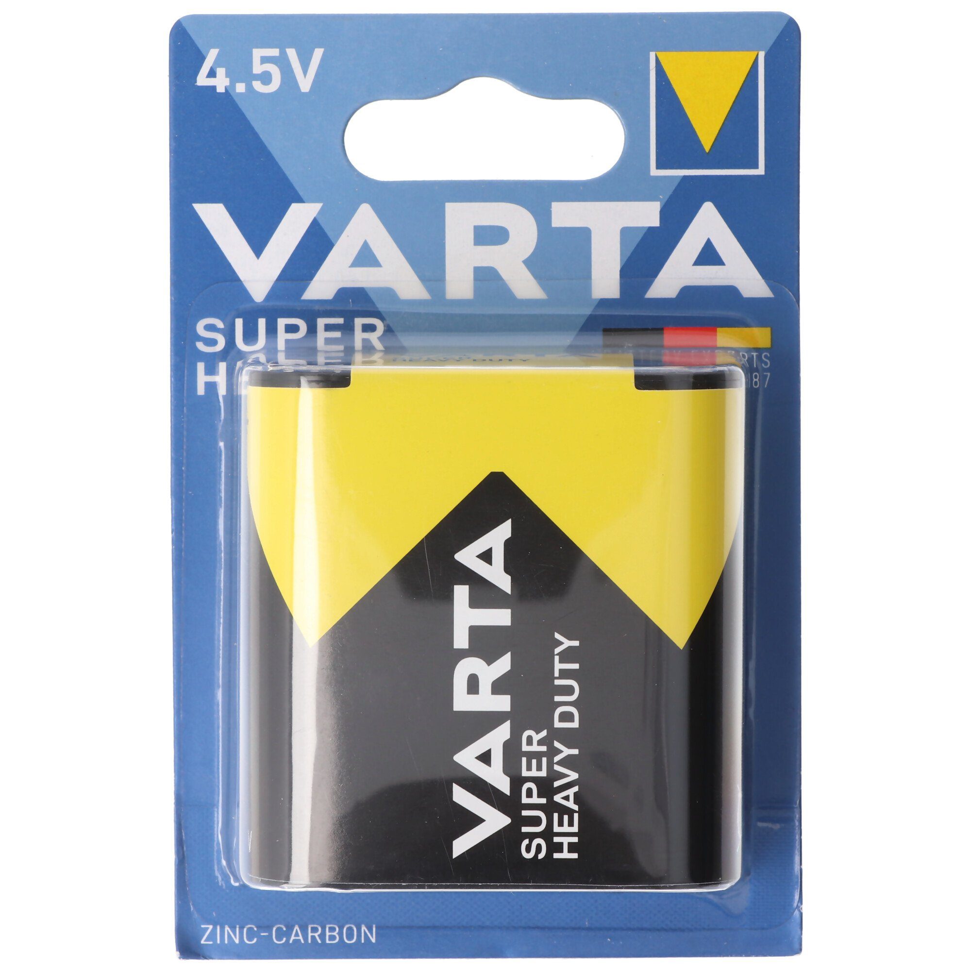 VARTA Batterie, Normal Volt Flachbatterie 3R12, Varta 3R12P 3012 4,5 V) (4,5 Superlife