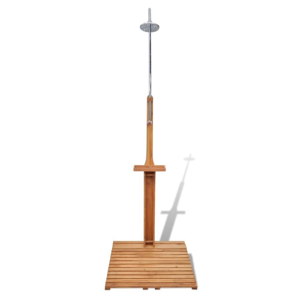 DOTMALL Gartendusche Außendusche,Holz, inkl. Brause, Wetterfestigkeit,75 günstig online kaufen